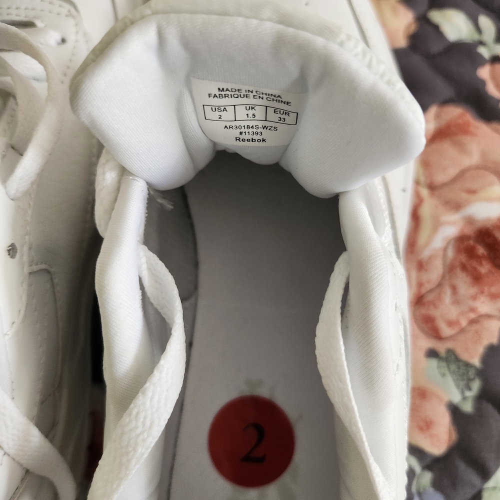 Reebok White Sneakers(Little girl) - Picture 8 of 12